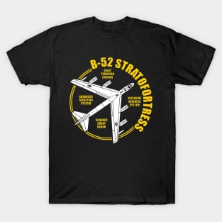 B-52 Stratofortress Strategic Bomber T-Shirt